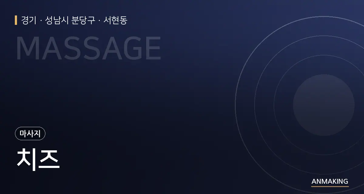 경기 성남시 분당구 치즈 안내 이미지