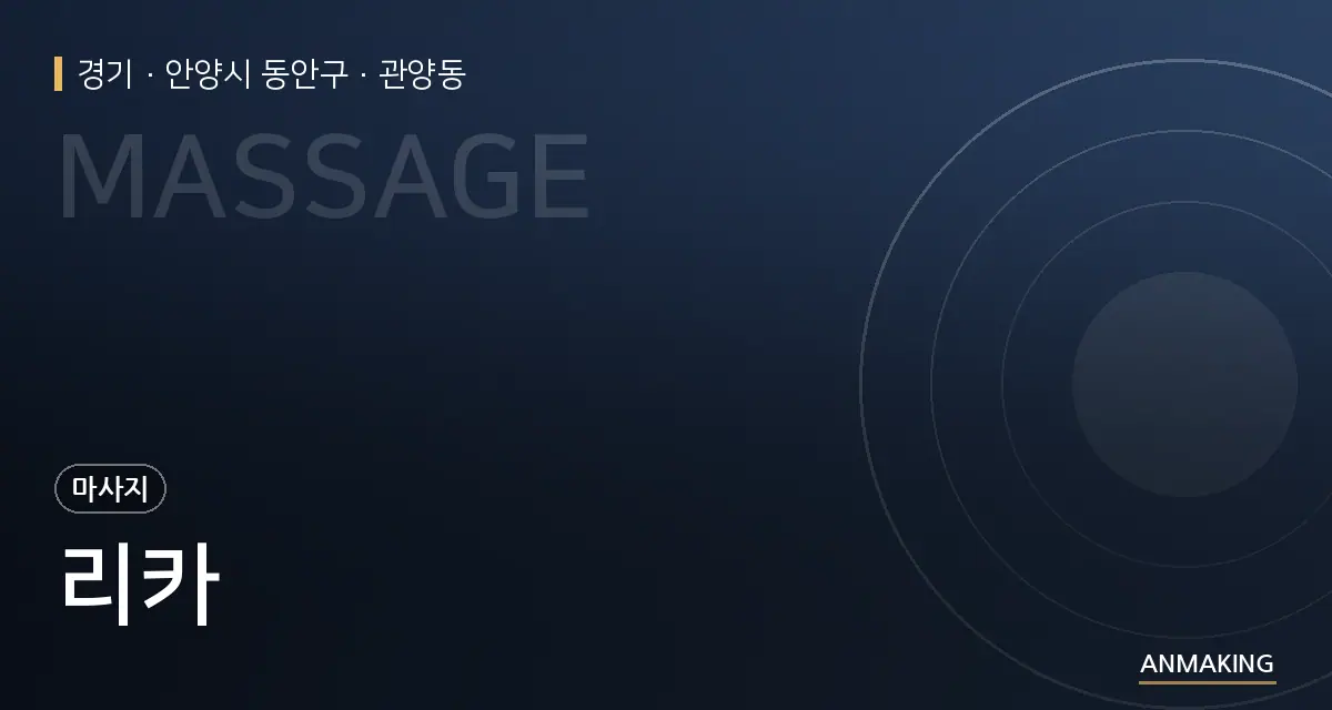 경기 안양시 동안구 리카 안내 이미지