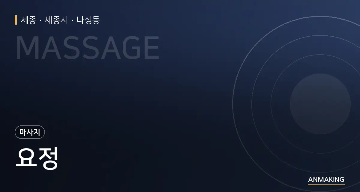 세종 세종시 요정 안내 이미지