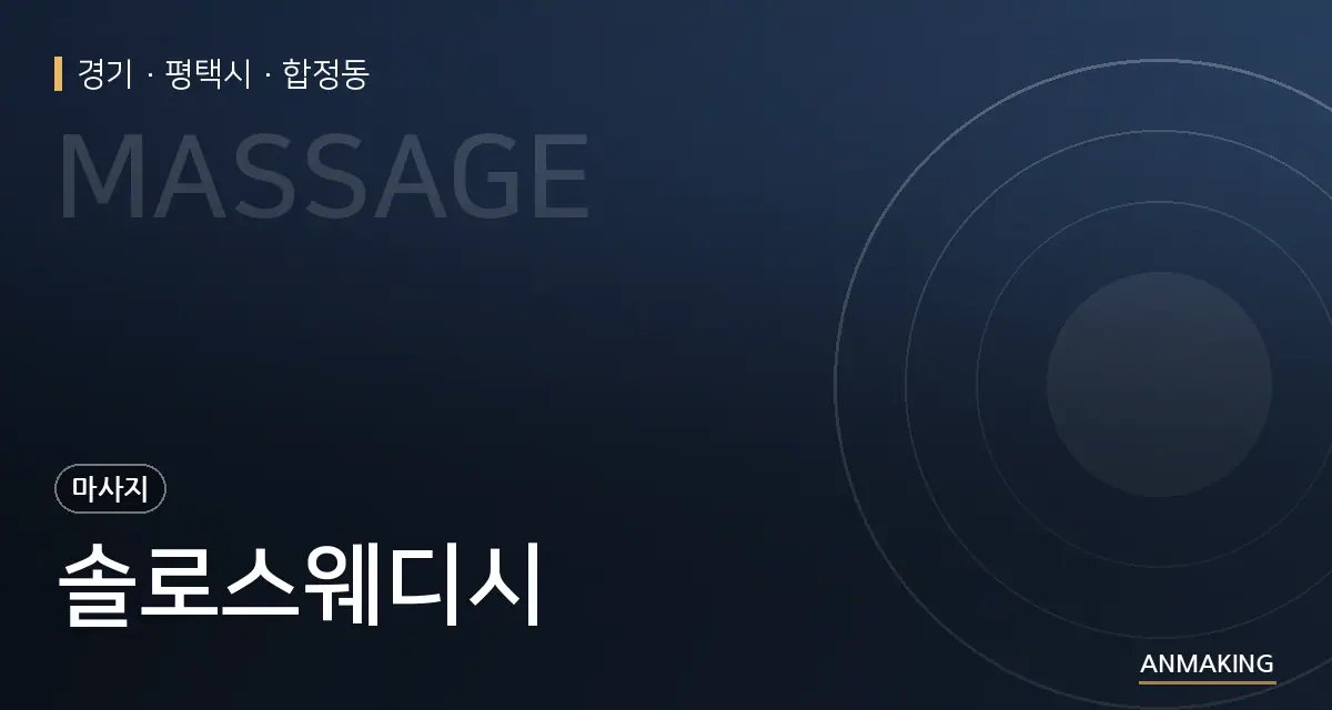 경기 평택시 솔로스웨디시 안내 이미지