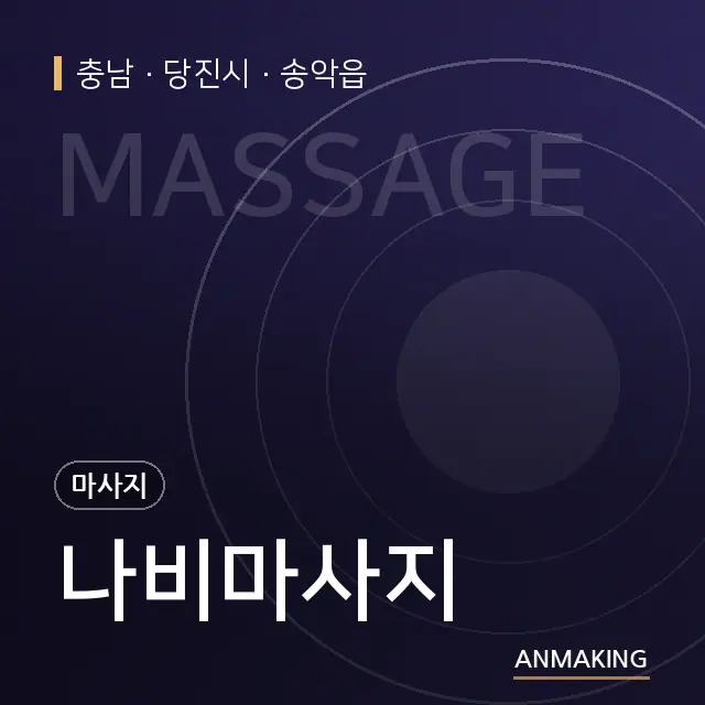 충남 당진시 나비마사지 안내 이미지