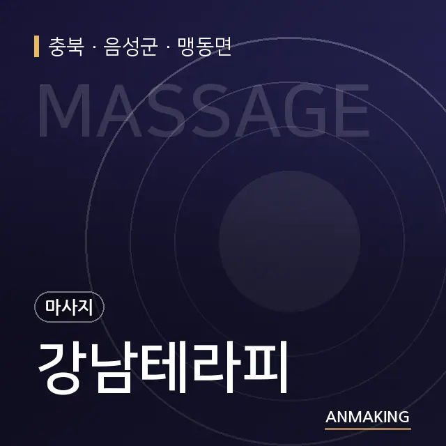 충북 음성군 강남테라피 안내 이미지