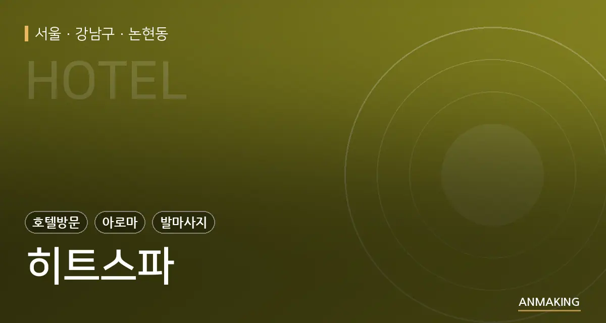 서울 강남구 히트스파 안내 이미지