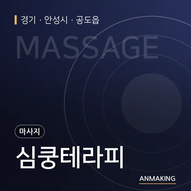 경기 안성시 심쿵테라피 안내 이미지