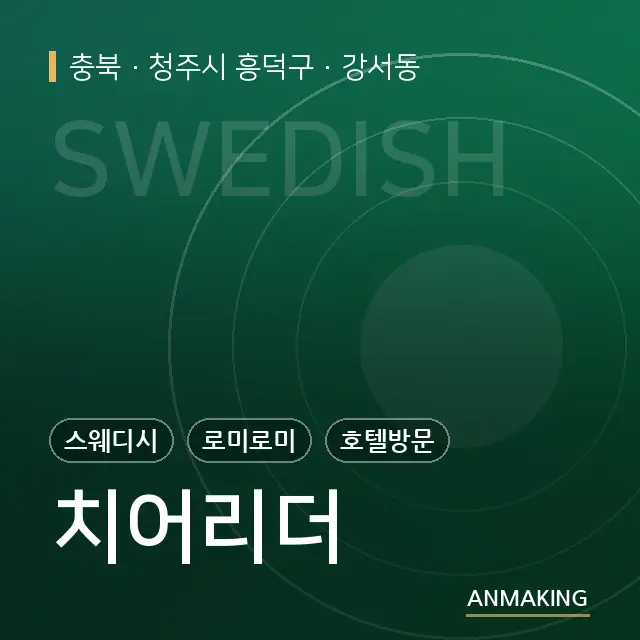 충북 청주시 흥덕구 치어리더 안내 이미지