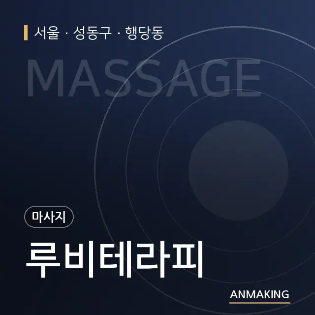 서울 성동구 루비테라피 안내 이미지