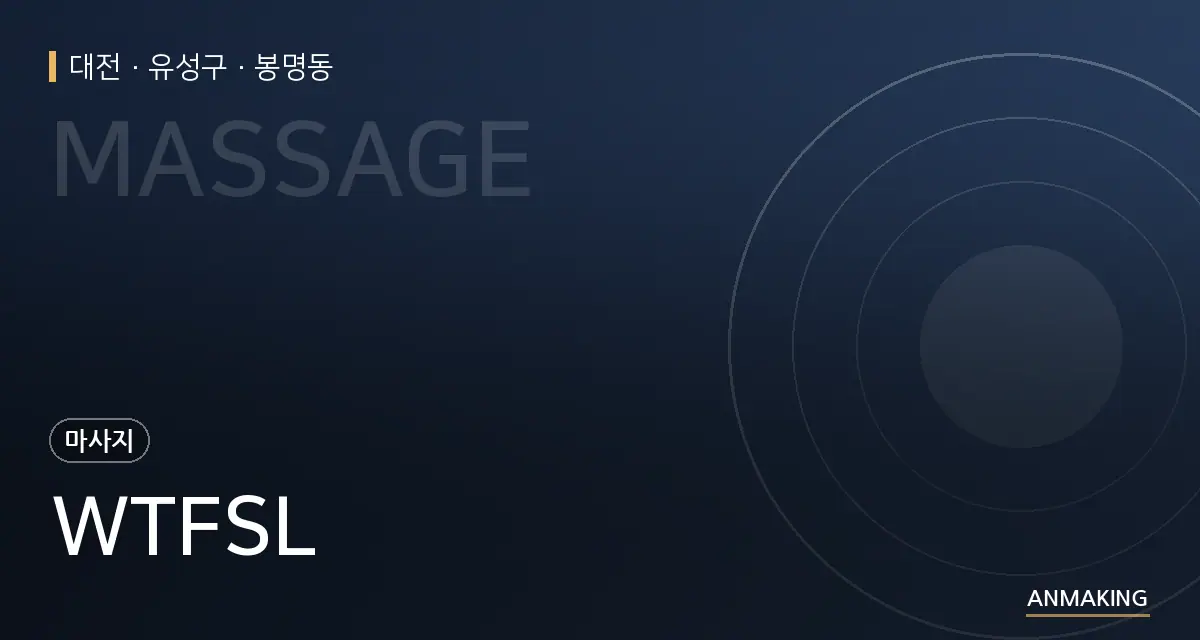 대전 유성구 WTFSL 안내 이미지