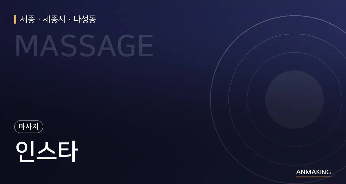 세종 세종시 인스타 안내 이미지