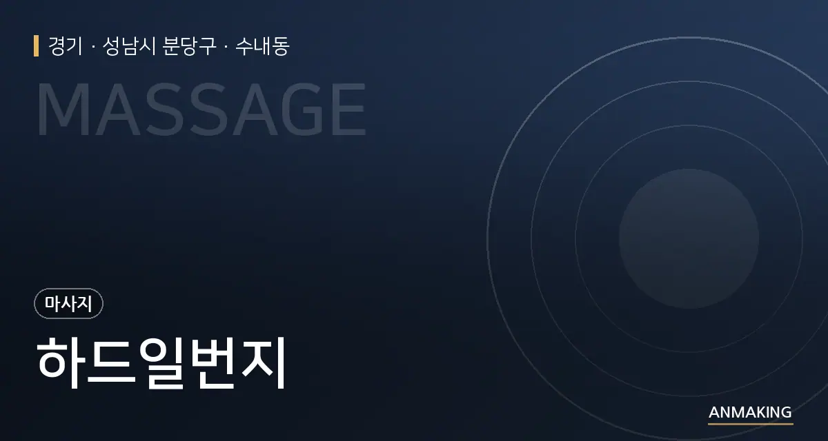 경기 성남시 분당구 하드일번지 안내 이미지