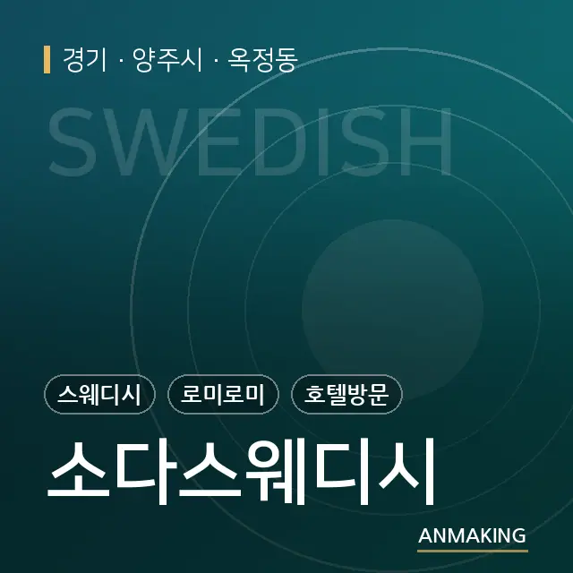 경기 양주시 소다스웨디시 안내 이미지