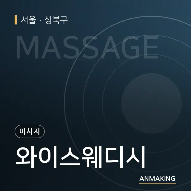 서울 성북구 와이스웨디시 안내 이미지