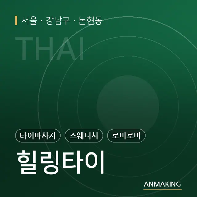 서울 강남구 힐링타이 안내 이미지