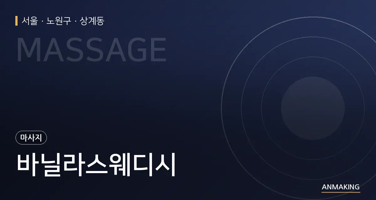 서울 노원구 바닐라스웨디시 안내 이미지