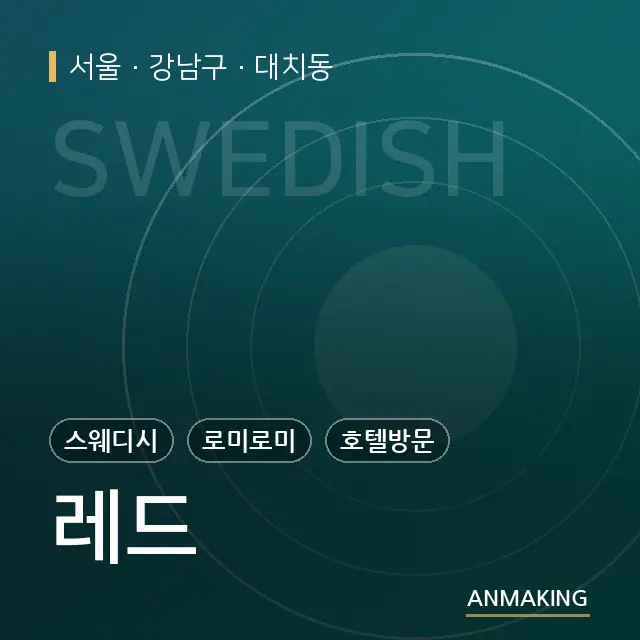 서울 강남구 레드 안내 이미지