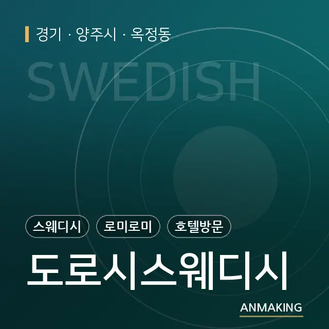 경기 양주시 도로시스웨디시 안내 이미지