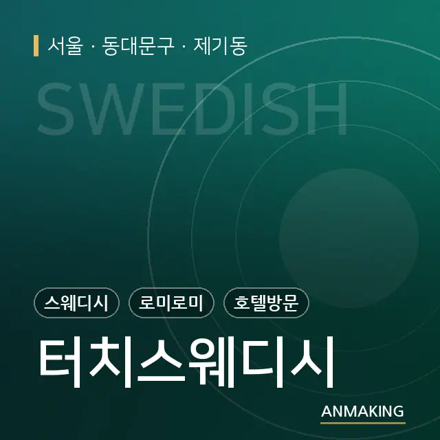 서울 동대문구 터치스웨디시 안내 이미지