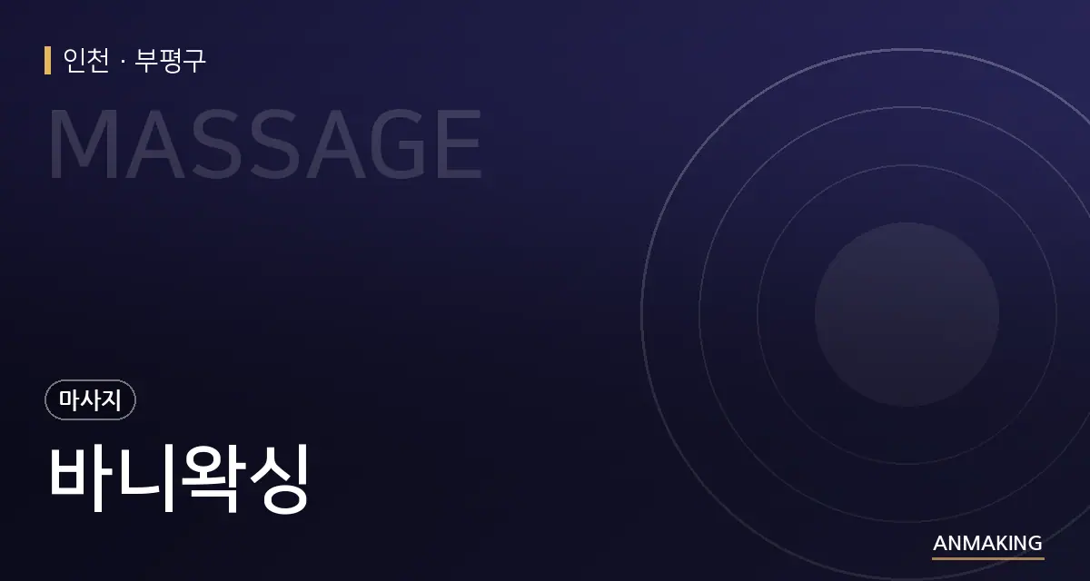 인천 부평구 바니왁싱 안내 이미지