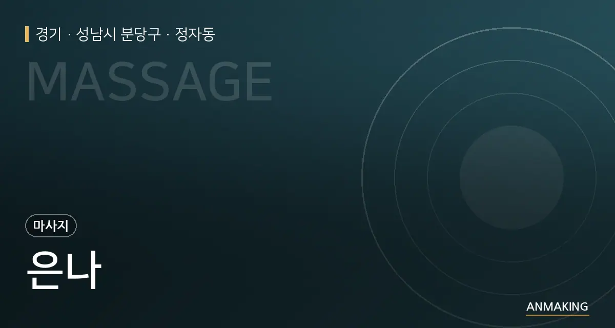 경기 성남시 분당구 은나 안내 이미지