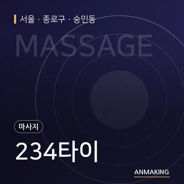 서울 종로구 234타이 안내 이미지