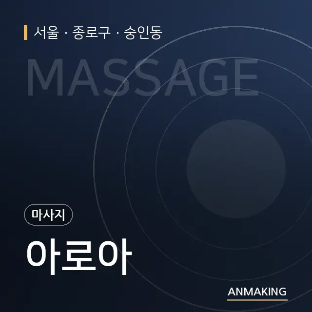서울 종로구 아로아 안내 이미지